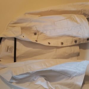 White Denim Jacket xl